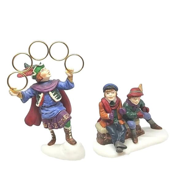 Dept 56 Five Golden Rings Twelve Days of Dickens Village 58381 VTG 1996 In Box - Picture 1 of 15